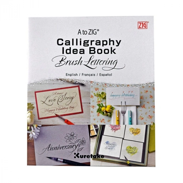 Zig A To Zig Calligraphy İdea Kaligrafi Eğitim Kıtapcığı Fude Pens INTX500-811