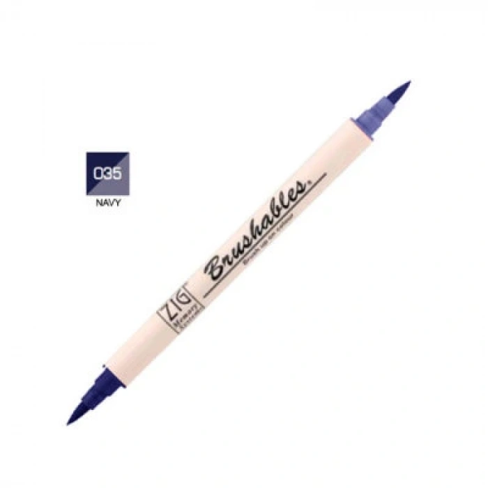 Zig Brush Writer II Fırça Uçlu Kalem Navy 035
