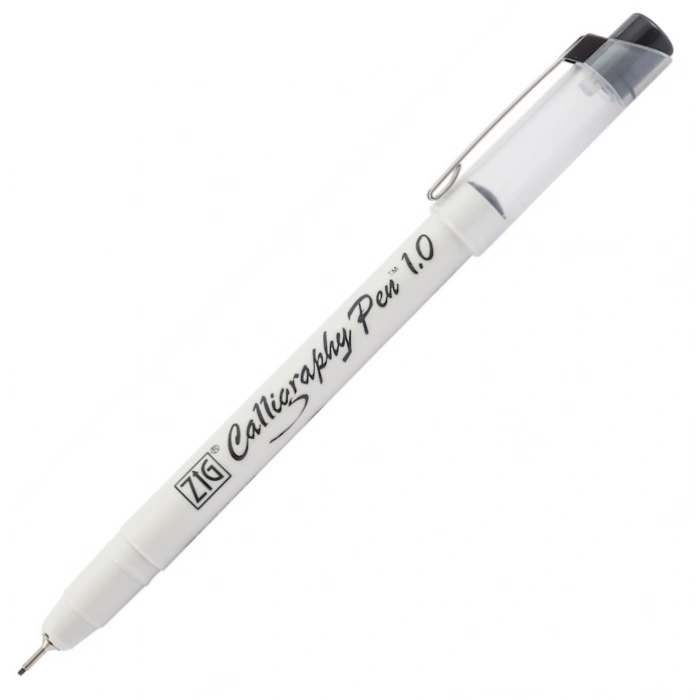 Zig Calligraphy Pen Kaligrafi Kalemi 1.0 mm. Siyah