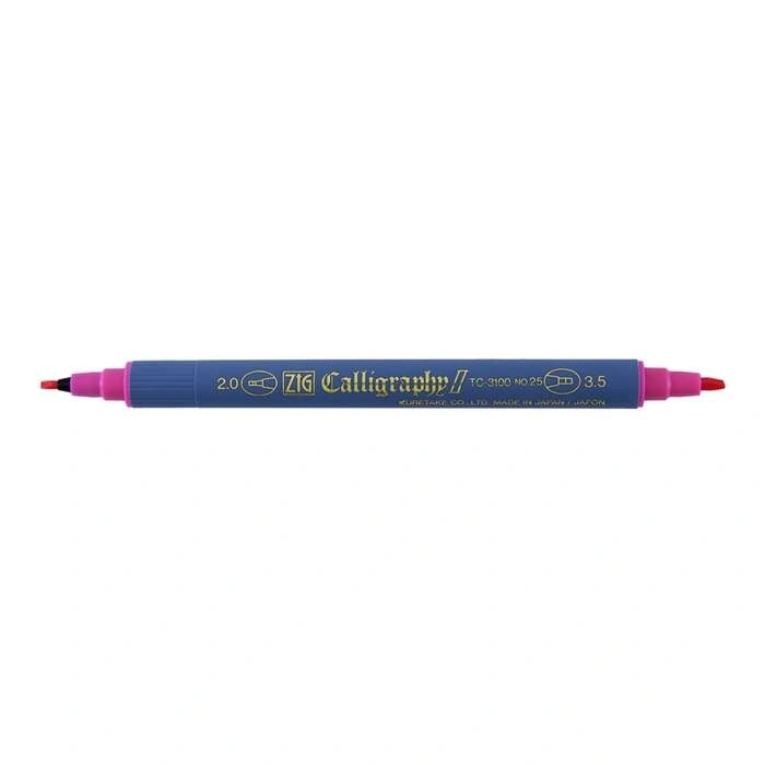 Zig Kaligrafi Kalemi Çift Uçlu TC-3100 24 Pink