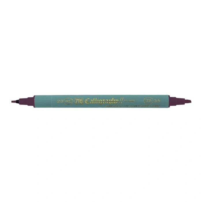 Zig Kaligrafi Kalemi Çift Uçlu TC-3100 82 Purple