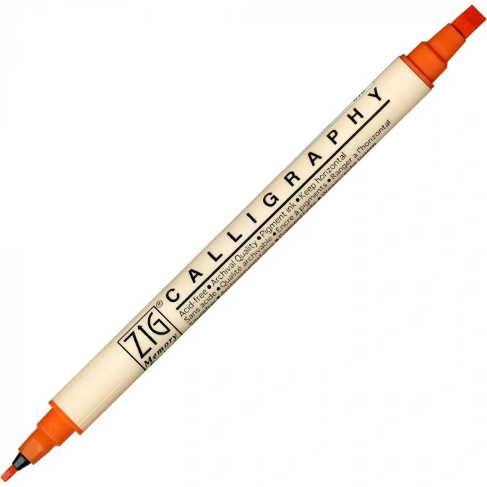 Zig Kaligrafi Kalemi Metalik Ms-3400 070 Pure Orange