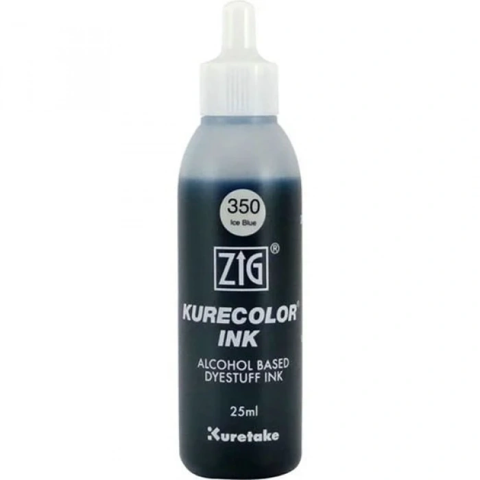 Zig Kurecolor Ink Alkol Bazlı Mürekkep 25ml 350 Ice Blue