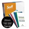 Sarff 20mm Isısal Cilt Kapağı 150-200 Yaprak Kapasiteli (50 li Paket)