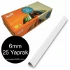Sarff 6mm Beyaz Oval Sırtlık 25 Yaprak Kapasiteli (100 lü Kutu)