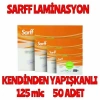 Sarff 125 Mikron Yapışkanlı A4 PVC Laminasyon Filmi (50 li Paket)