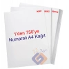 1 den 750 ye Numaralı A4 Fotokopi Kağıdı