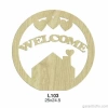 Hobi-Art L 103 Lazer Kesim Welcome Yazılı Kapı Süsü