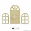 Hobi-Art KD 152 - Kapı Pencere Figürlü Dekoratif Mini Ahşap Obje
