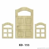Hobi-Art KD 153 - Kapı Pencere Figürlü Dekoratif Mini Ahşap Obje