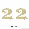 Hobi-Art KD 209 Dekoratif Mini Ahşap Rakamlar (2 Rakamı)