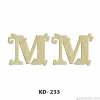 Hobi-Art KD 233 Dekoratif Mini Ahşap Harfler (M Harfi)