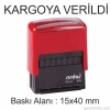 Sırdaş Otomatik KARGOYA VERİLDİ Yazılı Kaşe