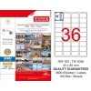 Tanex TW-2036 Laser Etiketi (45 x 30 mm)