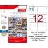 Tanex TW-2612 Laser Etiketi (105 x 48 mm)