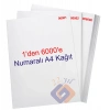 1 den 6000 e Numaralı A4 Fotokopi Kağıdı