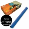 Sarff 6mm Mavi Oval Sırtlık 25 Yaprak Kapasiteli (100 lü Kutu)