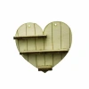 Hobi-Art KD 341 Kalp Figürlü Mini Ahşap Obje