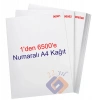 1 den 6500 e Numaralı A4 Fotokopi Kağıdı