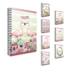 GIPTA FLAMİNGO SPİRALLİ DEFTER 19x26 DÜZ 100 YAPRAK (4171)