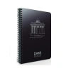 GIPTA DARK SPİRALLİ SİYAH DEFTER 12x17 DÜZ 50 YAPRAK (2674)