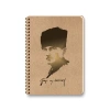 KESKİN FUNKY ATA SPİRALLİ DEFTER 17x23 DÜZ 100 YAPRAK (418110)