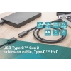 DİGİTUS AK-300210-007-S USB C UZATMA KABLO 0.7m