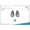 DİGİTUS AK-510100-015-S STEREO SES KABLOSU 1.5m (3.5mmE 3.5 mmE)