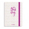 ÇINAR UNİ-NOTE YOUR DAY LASTİKLİ SPİRALLİ SERT KAPAK DEFTER 17x24 KARELİ 120 YAPRAK (55185)