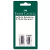 FABER-CASTELL METAL KALEMTRAŞ 2Lİ BLİSTER (183100)