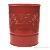 MAS 852 METAL YARIM DELİKLİ ÇÖP KOVASI KIRMIZI 10lt