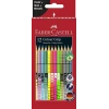 FABER-CASTELL ÜÇGEN BOYA KALEMİ METALİK 12 RENK (5171000006)