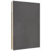 LATON AİNA A5 TARİHSİZ PLANLAYICI PREMİUM TERMO DERİ YUMUŞAK KAPAK DEFTER 14x21cm 368 SAYFA KOYU GRİ