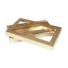 Asetat Pencereli Gold Kutu 17,5x28x3 cm - 20 Adet