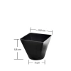 Plastik Mini Kap Siyah 120cc - 25 Adet