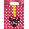 Minnie Mouse Puanlı Hediye Poşeti 6 Adet