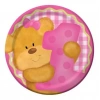 1 Yaşındayım Pembe Ayıcık Pasta Tabağı