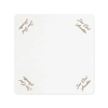 Kare Turta Altı Beyaz (Kalın) 26 cm - 25 Adet
