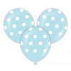 Mavi Puanlı Çepeçevre Baskılı Balon 10 Adet
