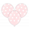 Pembe Puanlı Çepeçevre Baskılı Balon 10 Adet