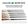 Daler Rowney System 3 Seri 44 Sentetik Uzun Sap Düz Kesik Uçlu Fırça