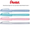 Pentel Brush Sign Pen Fırça Uçlu Kalem Pastel Renkler 4lü Set 1