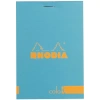 Rhodia Basic Çizgili Bloknot Turquoise Kapak 90g 70 Yaprak A4