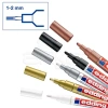 Edding 751 Gloss Paint Marker Metalik Renkler 1-2mm 5li Set