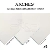 Arches Sulu Boya Tabaka Natural White 640g 56x76cm 5li Paket