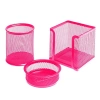 Bigpoint Metal Perfore 3lü Set Pembe