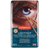 DERWENT LIGHTFAST 12 RENK BOYA KALEMİ TENEKE KUTU 2302719