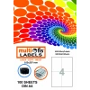 MULTİOFİS 105x148,5 mm LASER ETİKET 5204