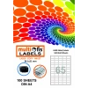 MULTİOFİS 38,1x21 mm LASER ETİKET 5065 OVAL