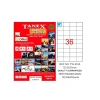 TANEX 52.5x33 LASER ETİKET TW-2035